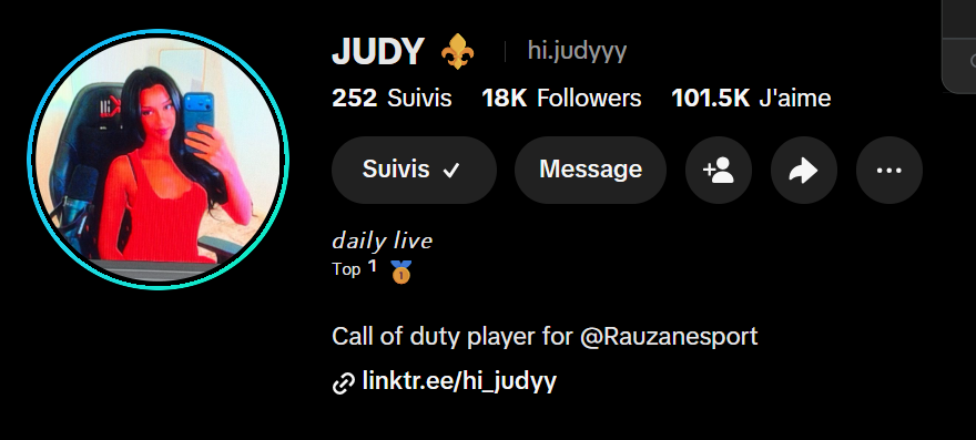 Photo de profil de JUDY ⚜️