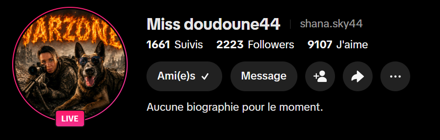 Photo de profil de Miss doudoune44
